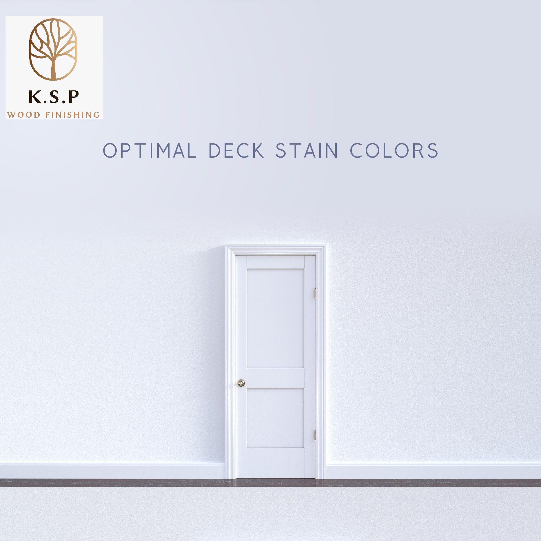 Optimal deck stain colors